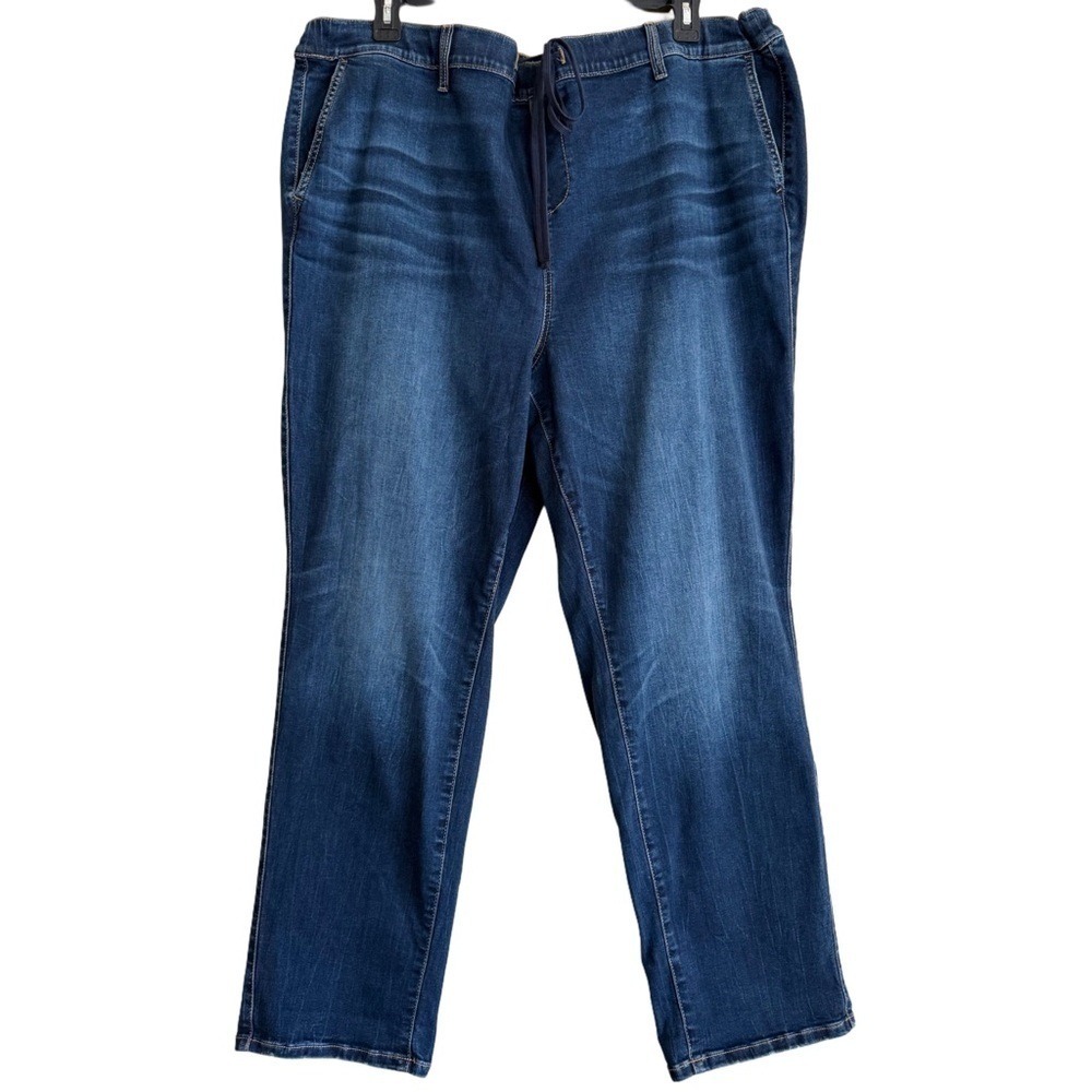 TORRID Casual Stretchy Weekend Boyfriend Straight Drawstring Waist Jeans 5XT NWT